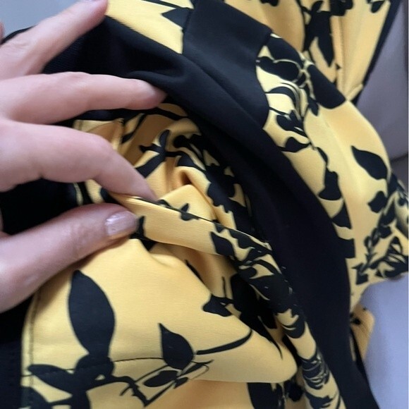 PAM & GELA Crop Track Pants on Floral Shadow Print S - Picture 6 of 13
